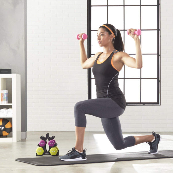 A-nickyi Neoprene Dumbbell Weight Pair, Set of 2